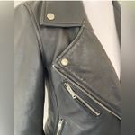 Classic Leather Moto Jacket European Lot 78 Biker Black Motorcycle Jacket XS Photo 7