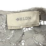 BHLDN Anthropologie  Emmeline Dress Silver Floral Wedding Cocktail Lace Size 6 Photo 5