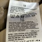 Old Navy  Tan High Rise Pixie Flare Pants Photo 6