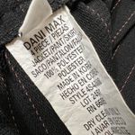 Vintage Dani Max‎ Pinstripe Dress Pants Elastic Waist Trousers Career Size 12 Black Photo 8