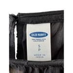 Old Navy  Black Polka Dot Semi-Sheer Long Sleeve Blouse Women's Size Small Photo 5