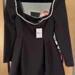 Odd muse London dress with pearls Black Size 4 Photo 0