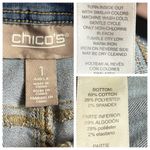 Chico's Jeans Pull On Ankle Mid Rise Stretch Light Wash Size 1 Women’s Size 8 Photo 4