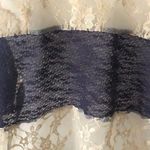 Urban Outfitters Cute Cropped Blue Lace Top Photo 3