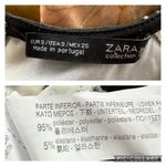 ZARA  Bodysuit Velour Velvet Floral Green Long Sleeve S Cocktail Holiday Chic Mod Photo 15