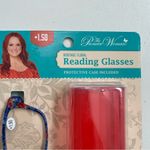 The Pioneer Woman Reading Glasses Heritage Protective Case Floral +1.50 Blue Red Photo 5