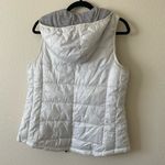 Tangerine  white down hooded vest size M Photo 4