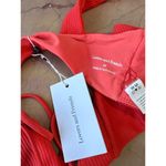 Lovers + Friends  Sade Bikini Top in Blood Orange Medium New Womens Swimsuit Photo 6