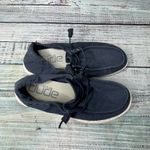 Hey Dude Wendy Canvas Loafers Black Lightweight Casual Slip On Shoes 8 Photo 2