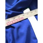 Vintage 80’s Fashion Lindsey Blake Blue Pleated Dress Long Sleeve Size 12 Retro Photo 7