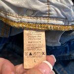 Lizard Thicket  large denim paper bag skirt new stretchy waist zip button closure Photo 8