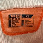5.11  Tactical Women’s Bright Orange Half Zip Pullover Sweater Size XS Photo 3