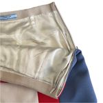 Prada EUC Vintage Colorblock Wool Skirt With Buckled Belt Size Small Photo 9