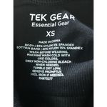 Tek Gear Sports Bra Women’s Seamless Longline Size XS NWT Black Low Impact Photo 1