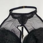 Victoria's Secret  Black Very Sexy High Neck Corset Bra Top Size S-DD NWT Photo 2