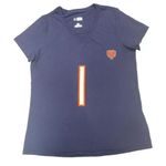 NFL Team Apparel NFL Chicago Bears Women's Justin Fields #1 Short Sleeve T-Shirt Navy, XL Photo 1