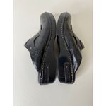 Women's Born Black Tooled Leather Y2K Boho Western Clogs Mules Heels Shoes 10/42 Photo 12