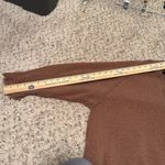 Free People ‎ Oversized Brown Wool Linen Sweater Size Small Photo 7