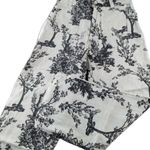 Joie  Womens Linen Pants 12 Black Toile Print Straight Leg Coastal Beachy Preppy Photo 0