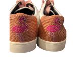 Circus by Sam Edelman Circus Sam Edelman Flamingo Embellished Sneakers Shoes White Pink Lace Up 9.5 Photo 1
