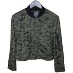 Lysse  NY Green Camo Moto Jacket Faux Suede Medium EUC‎ Photo 3
