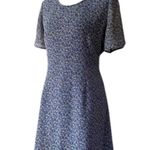 Laura Ashley Vintage Dress 10 Y2K Fall Floral Dress 90s Grunge Cottage Shift Photo 0