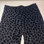 Ann Taylor  Velvet Heart Patterned Black‎ Pants Size 10P Photo 2