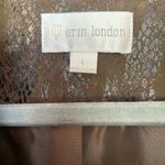 Erin London Women's snake print Jacket size Large Tan Photo 3