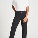 Betabrand Women’s Signature Mid-Rise Straight Leg Jeans in Black Size XXLP Photo 4