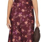 Free People  Dainty Lace Retro 90s Butterfly Babe Maxi Dress in Brown Combo Large Photo 1