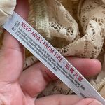 Urban Outfitters Bodysuit bow front lace womens Cream (small) party going out Photo 4