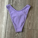 PacSun Lavender Purple Rib Knit Bikini Bottom Sz S Photo 3