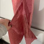 Garnet Hill  WOMENS 100% LINEN RED SLIP MAXI DRESS 4 Photo 3