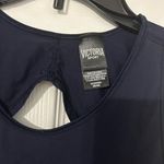 Victoria's Secret NWOT-  sport classic navy twisted pleat open back tank Photo 1