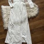 Lulus LULU’S Romantic Moments White Lace Long Sleeve Maxi Dress Photo 5