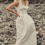Doen 100% organic cotton midi dress in salt NWT White Size XL Photo 3