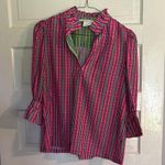 Gretchen Scott Green and Pink Plaid Skirt Size XS Photo 0