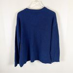 MELLODAY Navy Blue Knit Pullover Sweater with Pockets Size Large NWT Photo 1