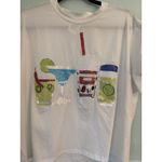 Queen of Sparkles Margarita Time Tee Large Tshirt Tee Shirt White Photo 1