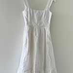 Reformation Bucatini White Linen Dress 4 Photo 5