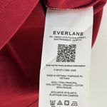 Everlane  The Box Cut Tee in Essential Cotton in Merlot, Size Medium Photo 6