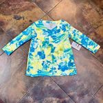 Multiples NWT  Missy Seaside Multicolor Layered Floral 3/4 Sleeve Blouse XS Photo 2