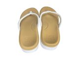 REEF Women's Size 9 Cushion Cloud White Tan Flip Flops Sandals Slip-Ons Photo 8