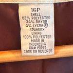 Aeropostale Curvy Plus  Women’s Blazer Size 16P Deep Merlot Red/Purple Photo 4