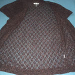 Dress Barn crocheted multi colored cap short sleeves cardigan size XL Photo 4