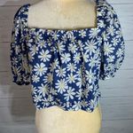 American Eagle Outfitters Women's XL Daisy Floral Off The Shoulder Cropped Top Photo 0