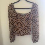 Reformation  Reign Animal Print Top Photo 1