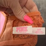 Victoria's Secret  PINK Burnt Orange Lace Push-up Strappy Racerback Bralette Photo 9
