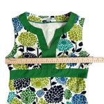 Boden Floral Sleeveless Dress Green Size 8 Photo 5