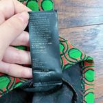 Anthropologie Maeve • Jacquard Shift Mini Dress green orange dots retro mod Photo 8